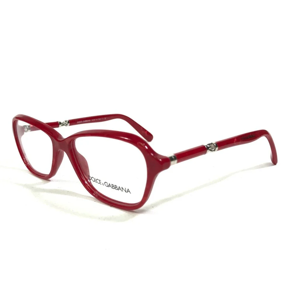 Dolce & Gabbana Eyeglasses Frames DG3145 2683 Red Cat Eye Full Rim 53-15-140